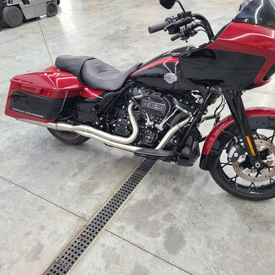 HARLEY DAVIDSON FULL LENGTH 2-1 BAGGER EXHAUST 2017+ M8 107 114