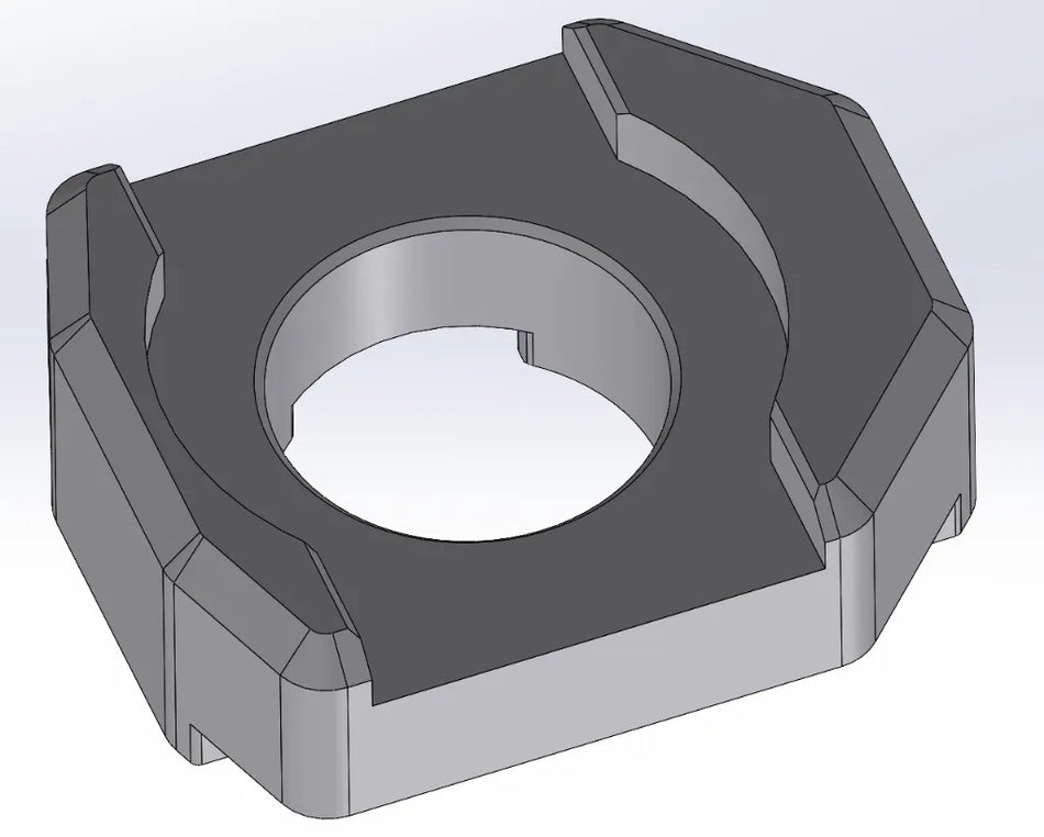 Bonnell 805 Rear Wheel Axle Block Right