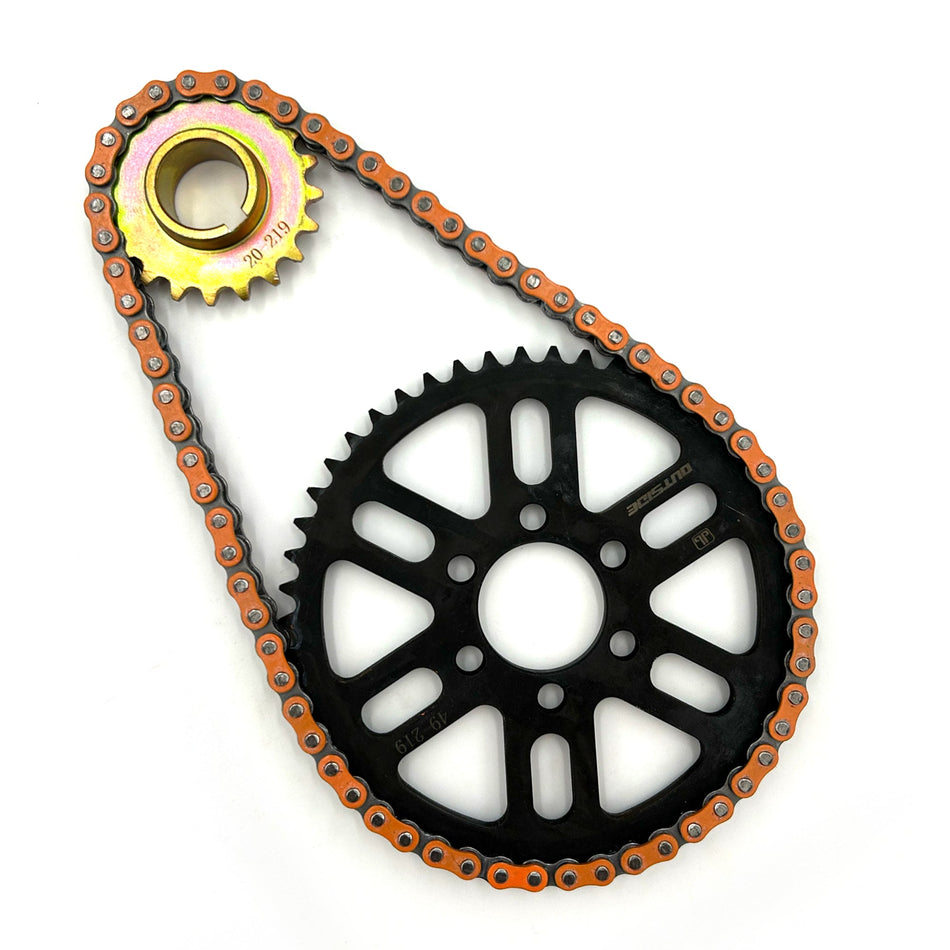 Primary Belt to Chain Conversion Kit | 219 | RK Sealed O-Ring | E Ride Pro 2.0/3.0/SR