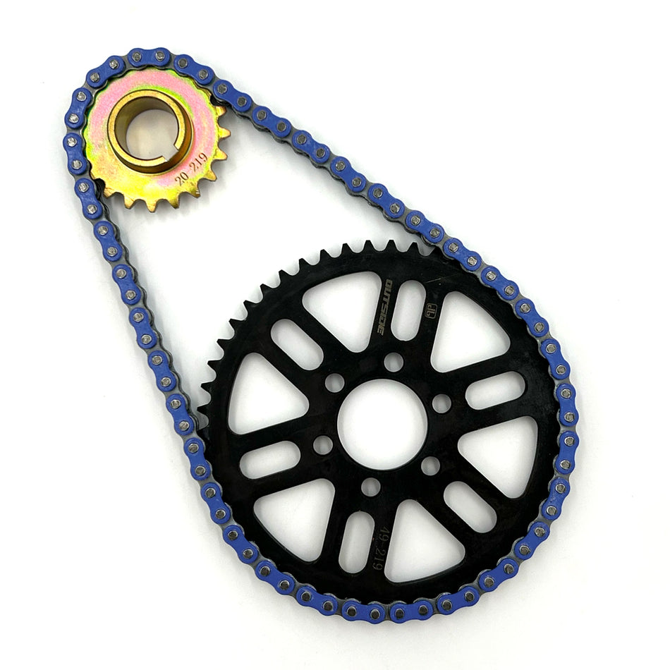 Primary Belt to Chain Conversion Kit | 219 RLV Sealed O-Ring | E Ride Pro 2.0/3.0/SR