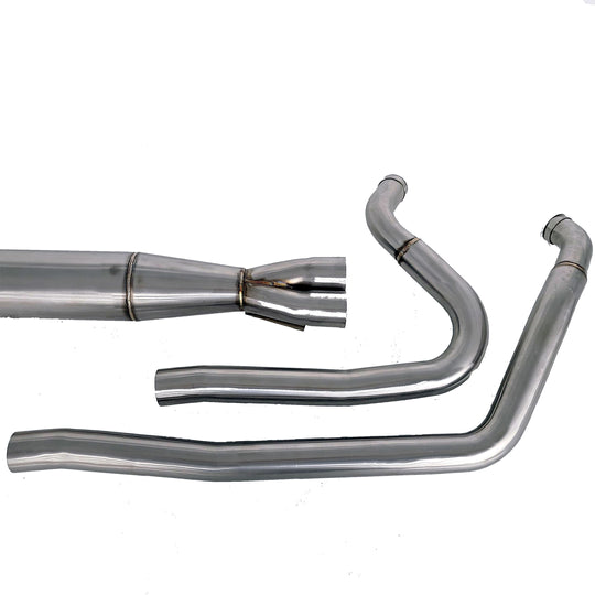 HARLEY DAVIDSON FULL LENGTH 2-1 BAGGER EXHAUST 2017+ M8 107 114