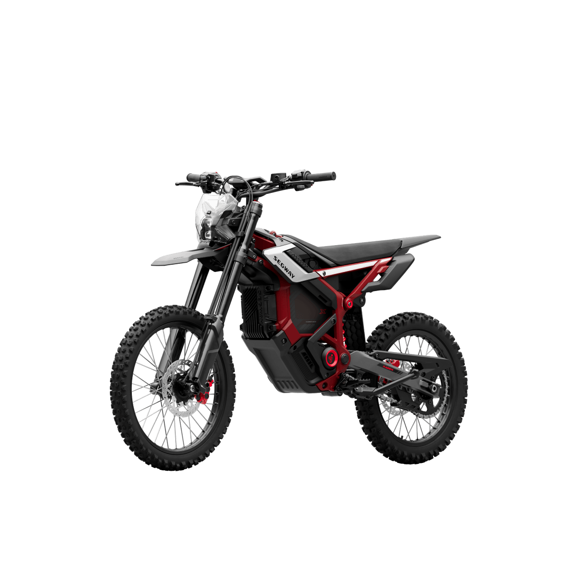 Segway Xaber 300 eDirt Bike - Red front view 2