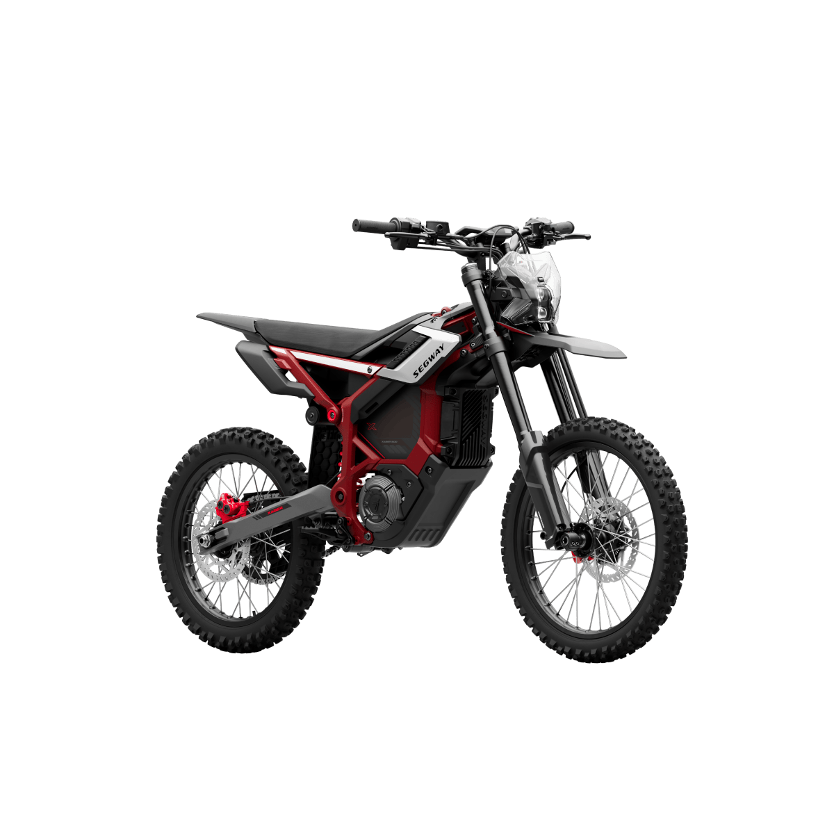Segway Xaber 300 eDirt Bike - Red front view