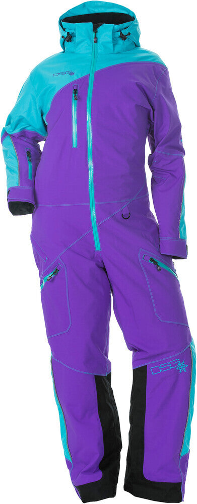 DSG DIVAS MONOSUIT W/DROP SEAT PURPLE/TEAL